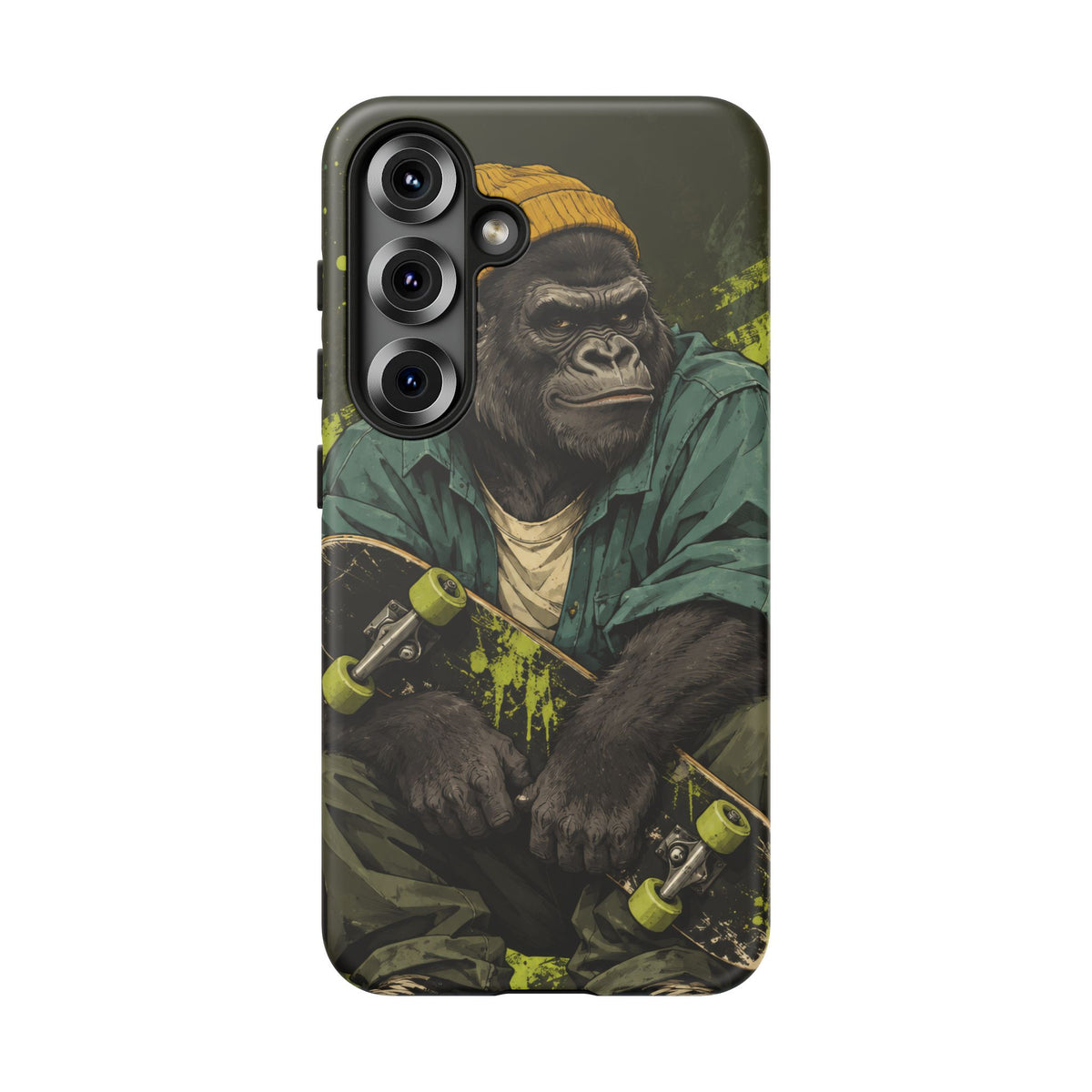 Concrete Jungle Samsung Galaxy Tough Case | Skater Gorilla Illustration