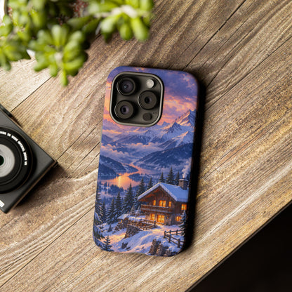 Alpine Hearth iPhone Tough Case | winter cabin