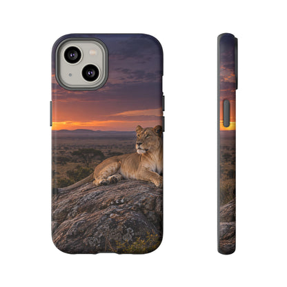 Lioness in the Blue Hour iPhone Tough Case