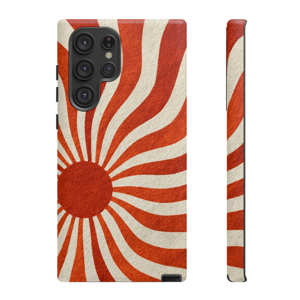 Terracotta Sunburst Samsung Galaxy Tough Phone Case