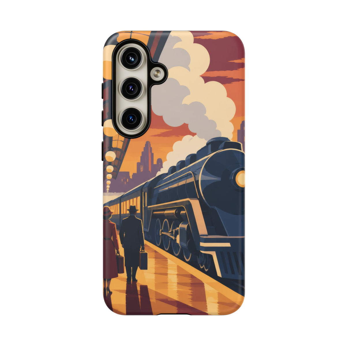 Travel by Train — Night Departure Samsung Galaxy Tough Case | train travel