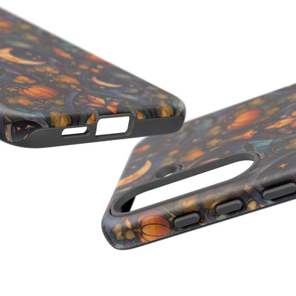 Amber Moon Window Samsung Galaxy Tough Case | celestial halloween