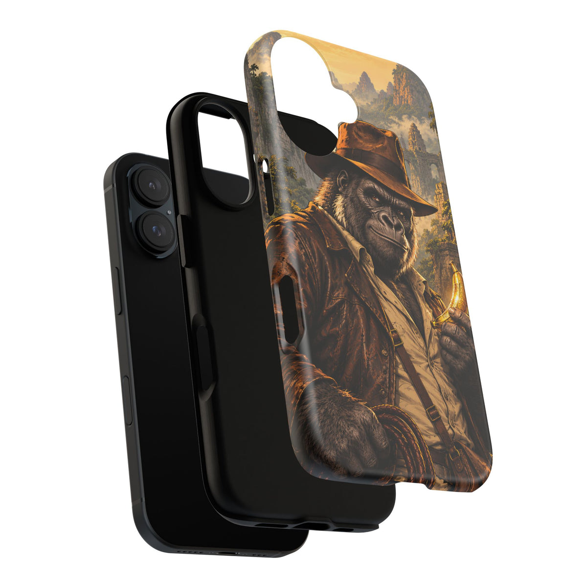 Adventure Gorilla iPhone Tough Case | Temple of Bananas