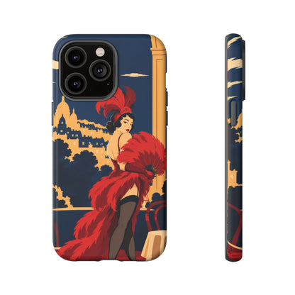 Moulin Rouge Dancer — Velvet Encore iPhone Tough Case | cabaret dancer