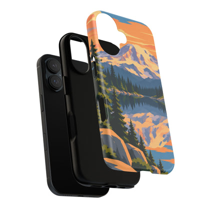 Mount Rainier — Mirror Dawn iPhone Tough Case