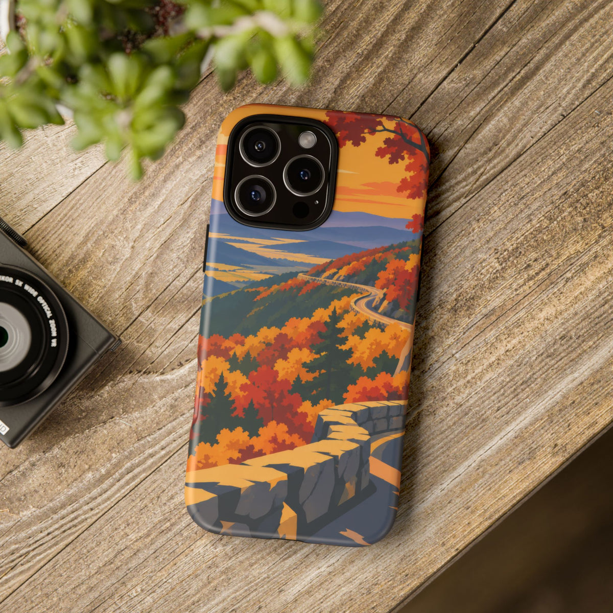 Skyline Drive — Overlook Gold iPhone Tough Case