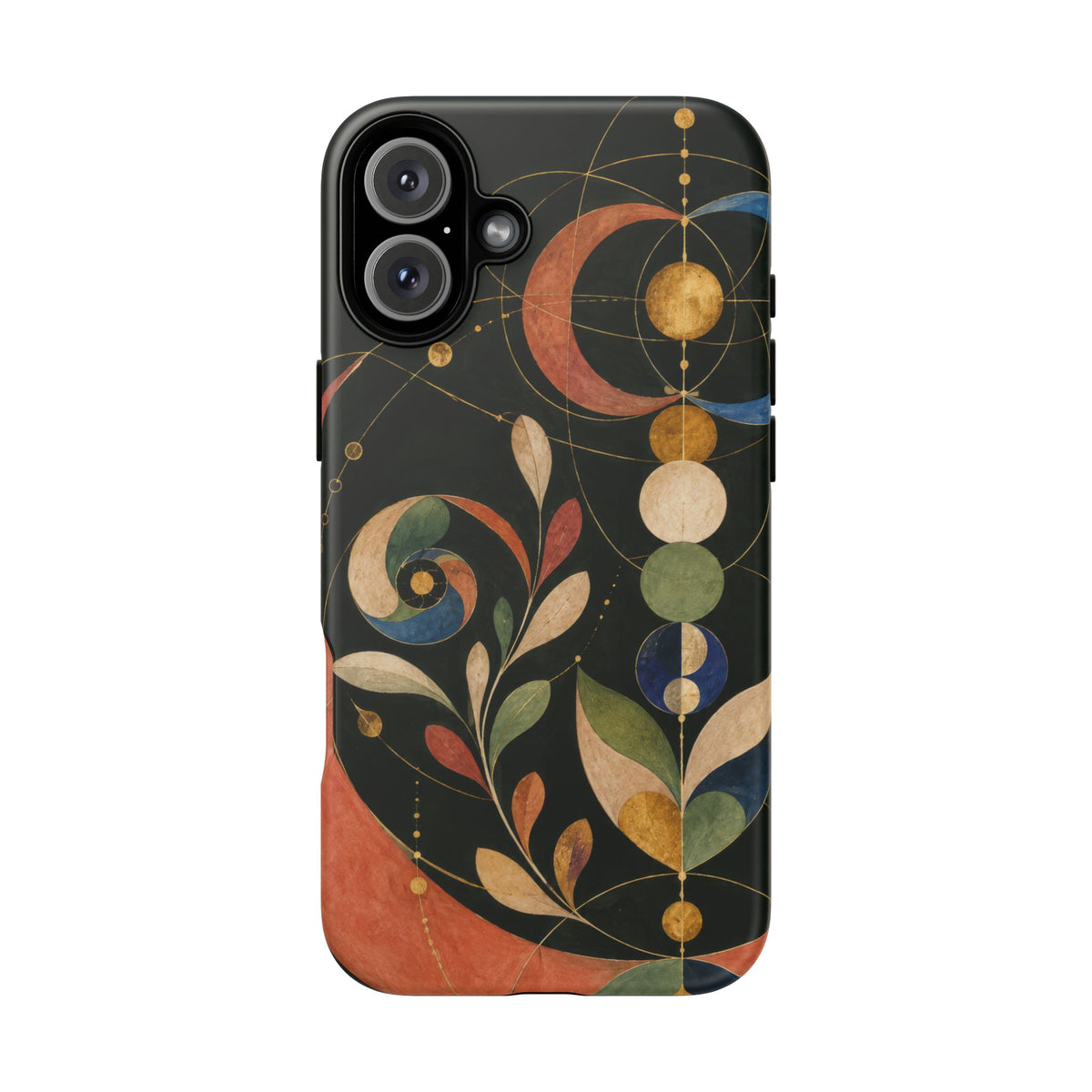 Orbital Garden iPhone Tough Case | Celestial Botanical Geometry