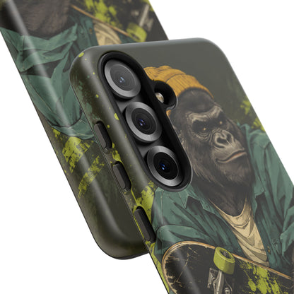 Concrete Jungle Samsung Galaxy Tough Case | Skater Gorilla Illustration