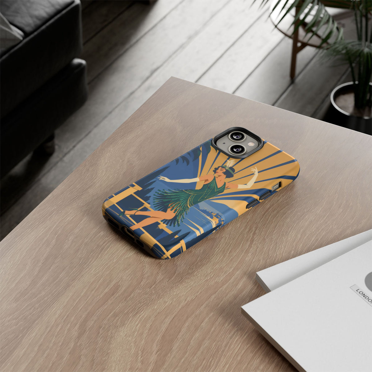 1920s Flapper — Jazz After Dark iPhone Tough Case