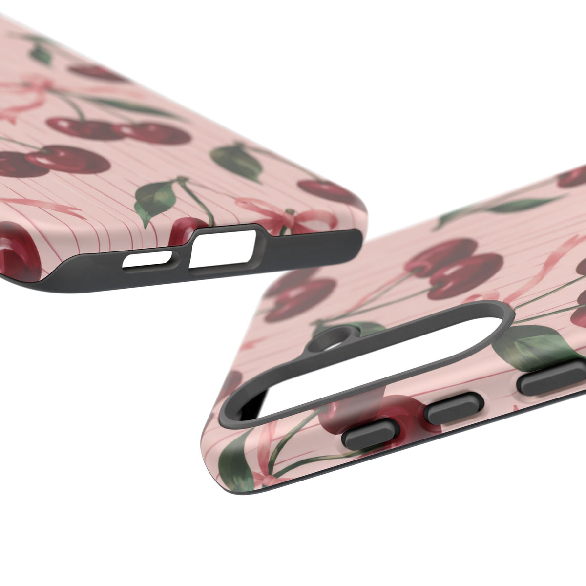 Cherry Ribbon Samsung Galaxy Tough Case | cherry print