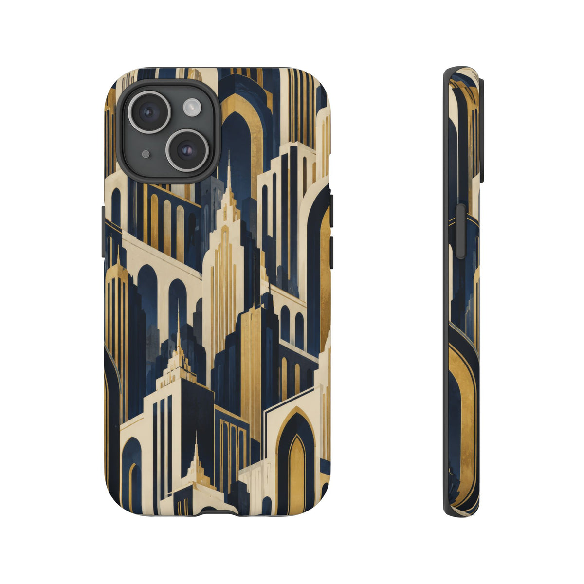 Midnight Metropolis iPhone Tough Case | art deco