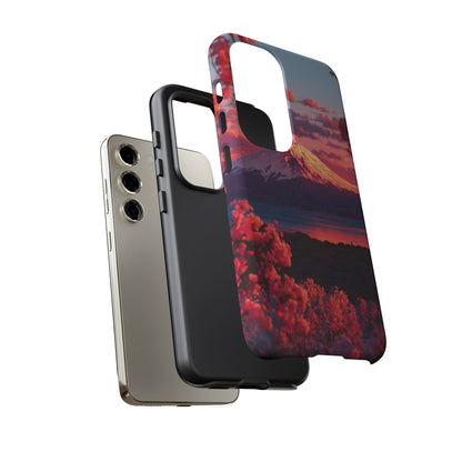 Fuji Rose Horizon Samsung Galaxy Tough Phone Case