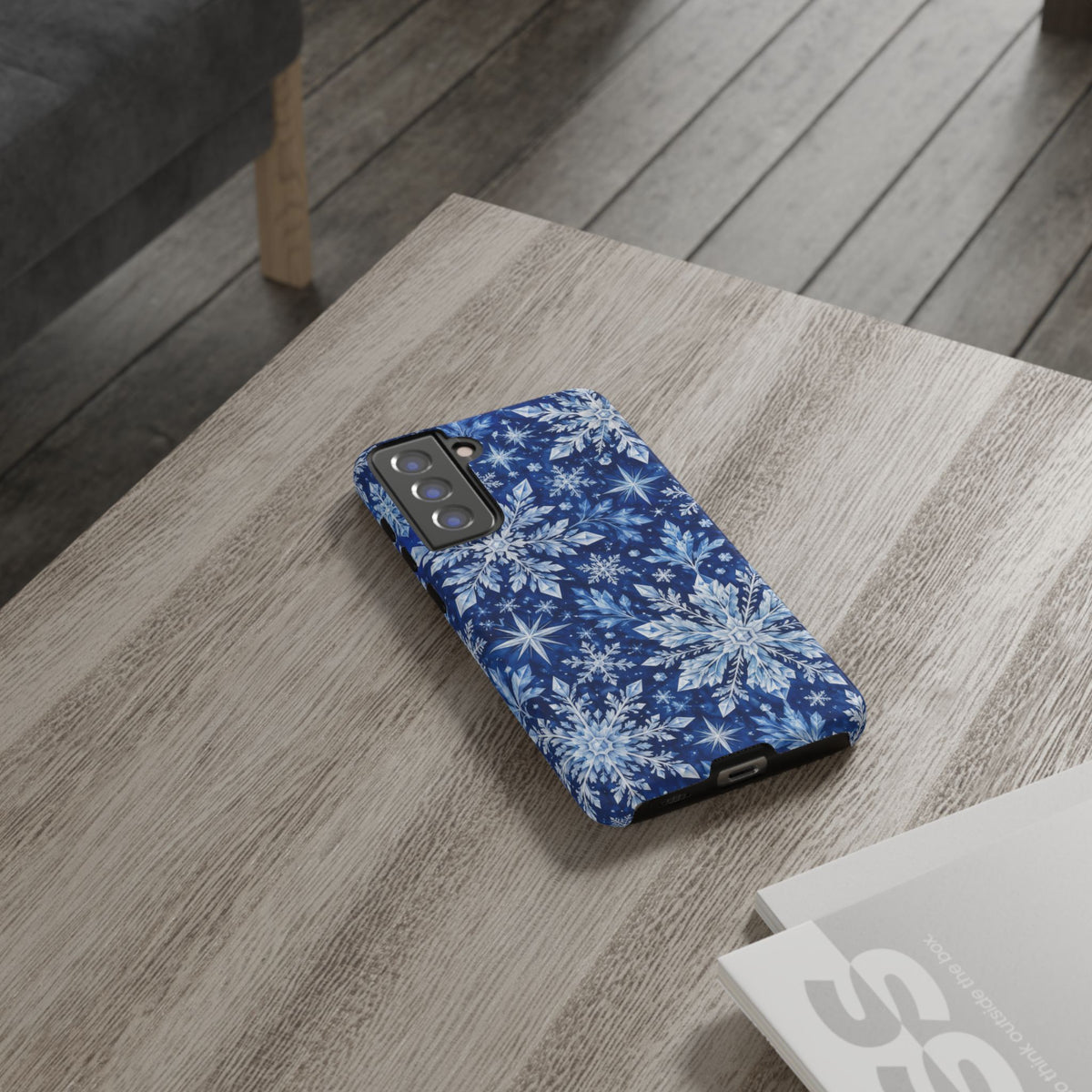 Frosted Midnight Samsung Galaxy Tough Case | snowflake