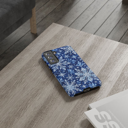 Frosted Midnight Samsung Galaxy Tough Case | snowflake