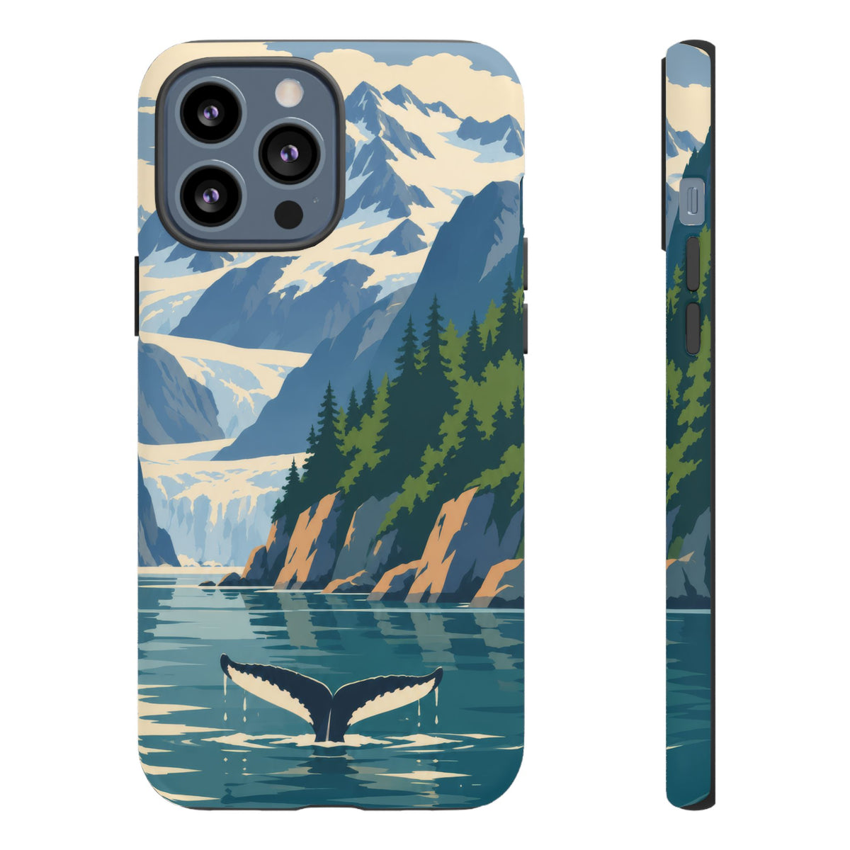 Glacier Bay — Fjord Silence iPhone Tough Case