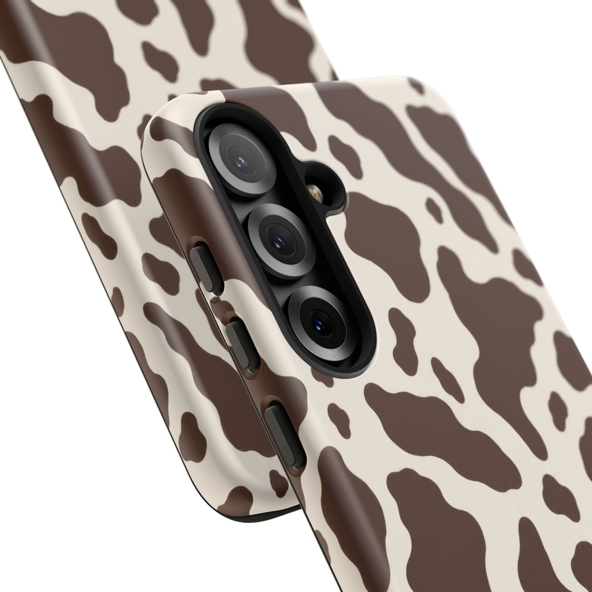 Cocoa Ranch Samsung Galaxy Tough Case | Brown Cow Print