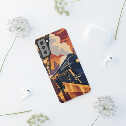 Travel by Train — Night Departure Samsung Galaxy Tough Case | train travel