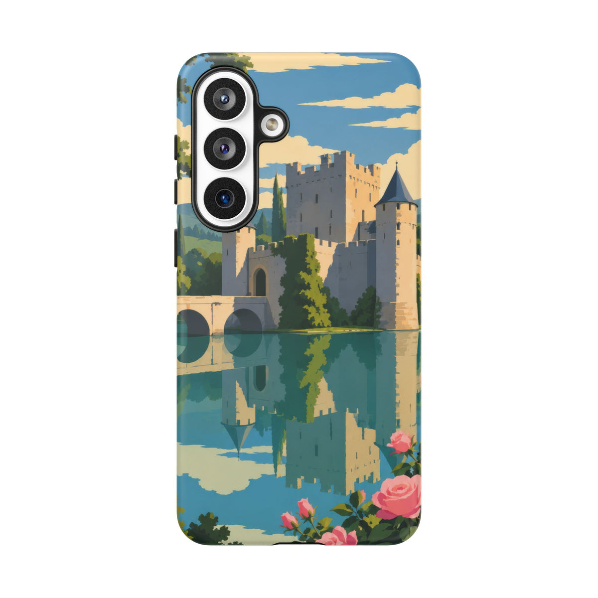 English Castle — Moat and Roses Samsung Galaxy Tough Case
