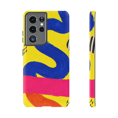 Offbeat Samsung Galaxy Tough Case | Abstract Color Block Art