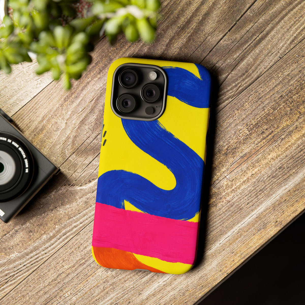 Offbeat iPhone Tough Case | Abstract Color Block Art