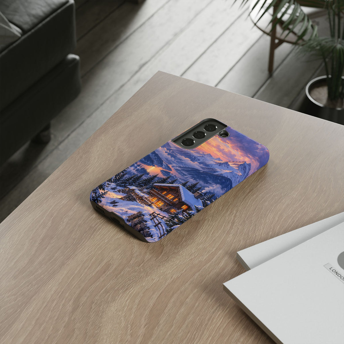Alpine Hearth Samsung Galaxy Tough Case | winter cabin