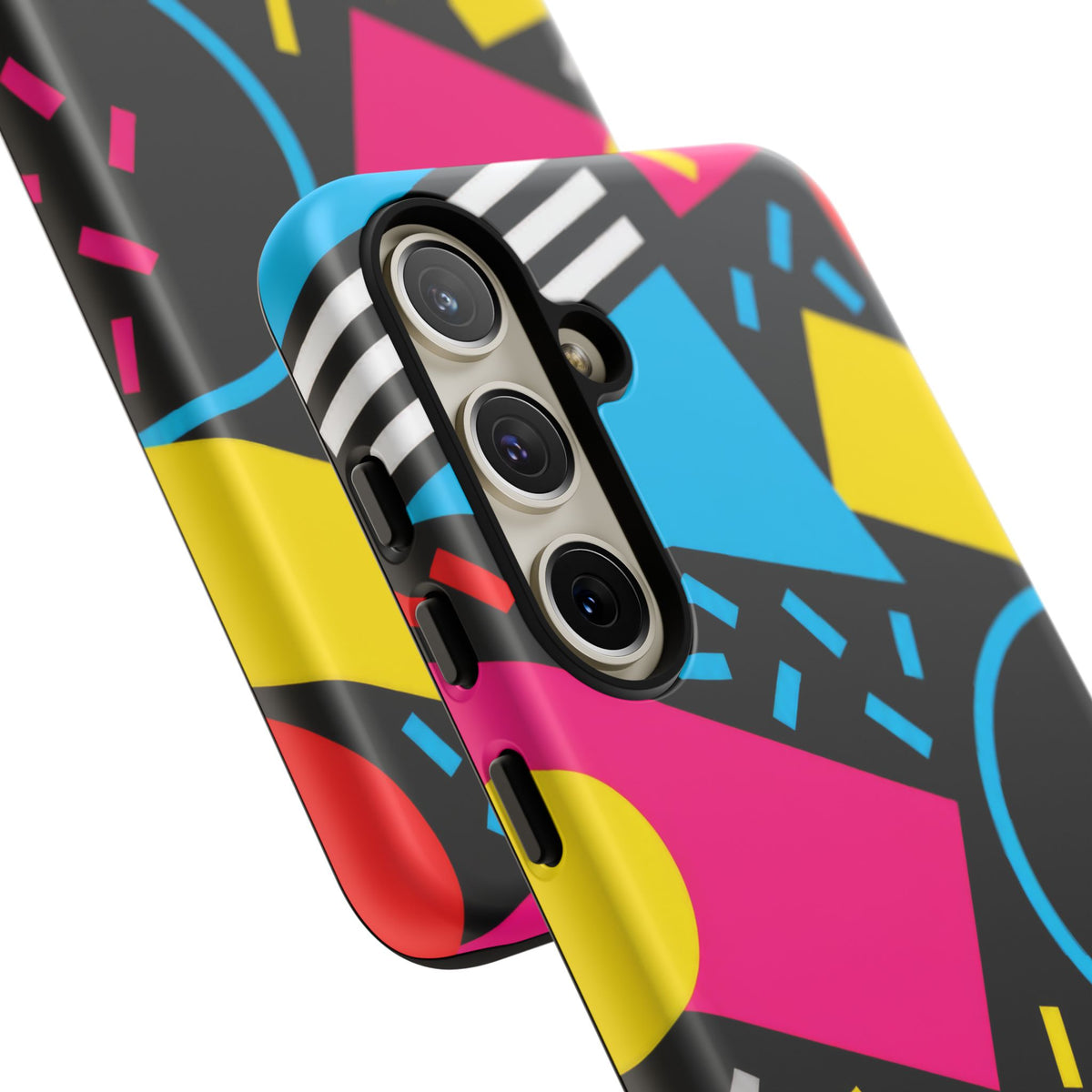 Midnight Confetti Samsung Galaxy Tough Case | Bright Abstract on Black