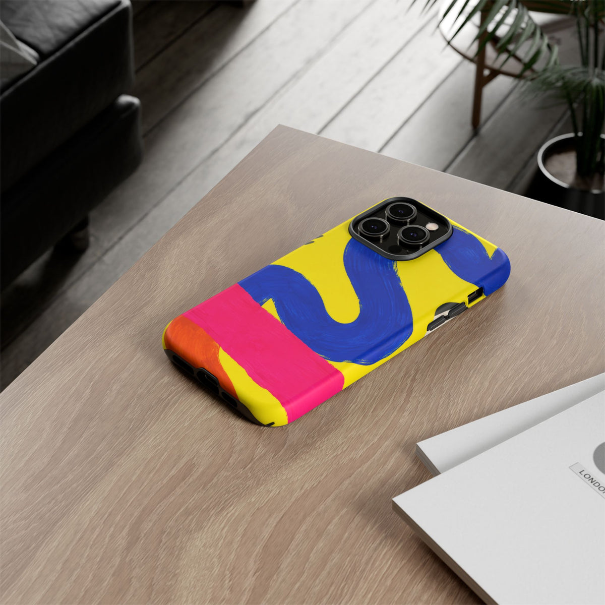 Offbeat iPhone Tough Case | Abstract Color Block Art