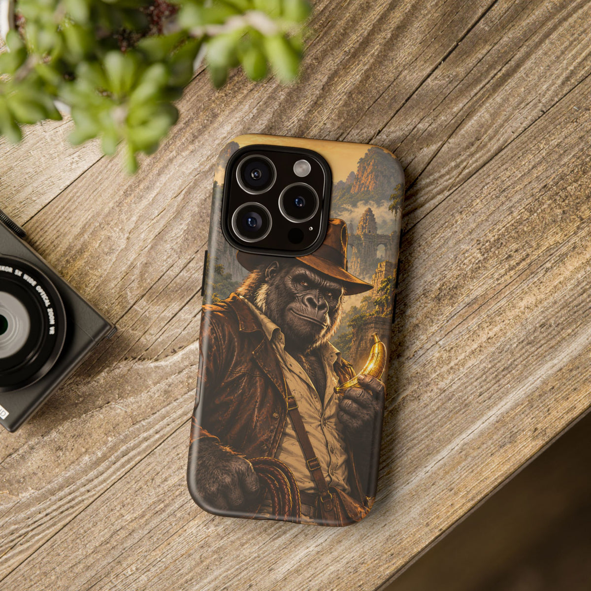 Adventure Gorilla iPhone Tough Case | Temple of Bananas