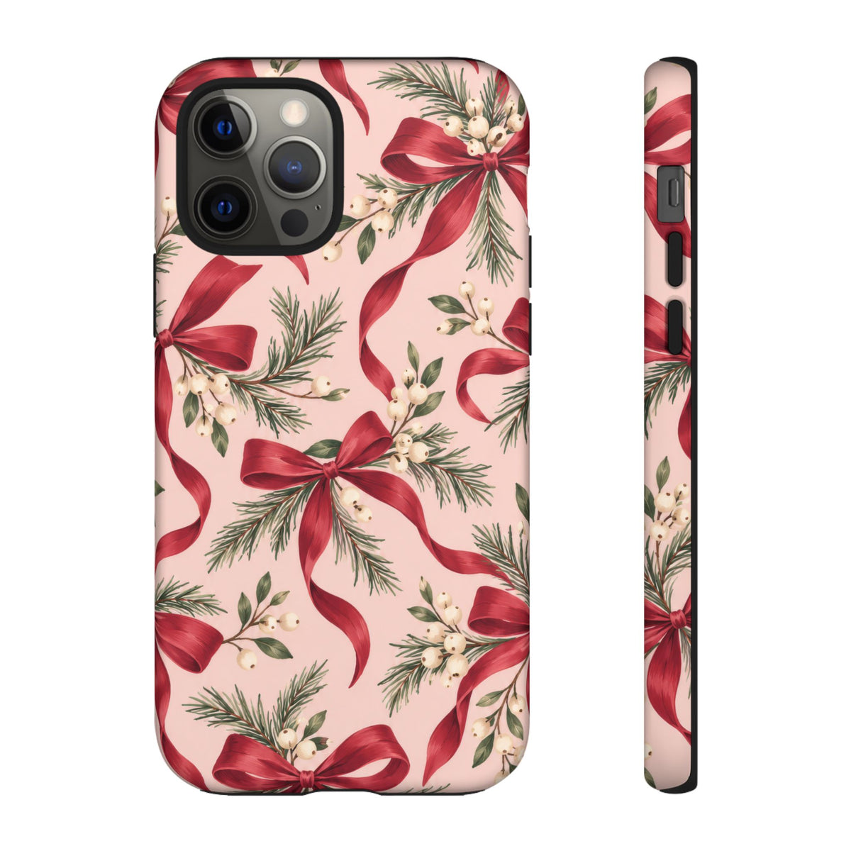 Ribbon Season iPhone Tough Case | christmas bows