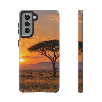 Amber Acacia Samsung Galaxy Tough Case | african sunset