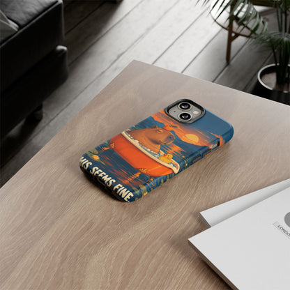 Minor Inconvenience iPhone Tough Case | funny capybara