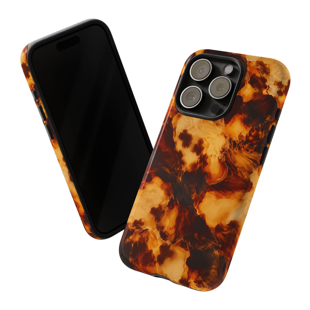 Amber Marble iPhone Tough Case | Amber Mosaic