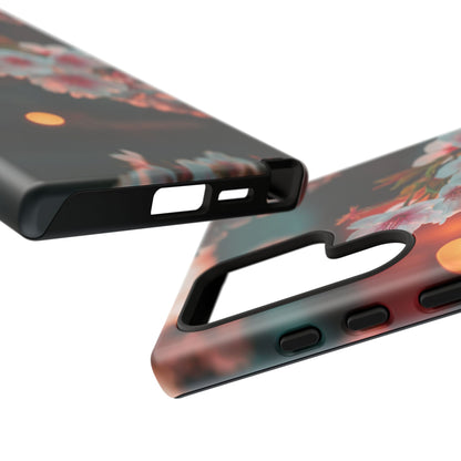 Kyoto Blossom Lanterns Samsung Galaxy Tough Phone Case
