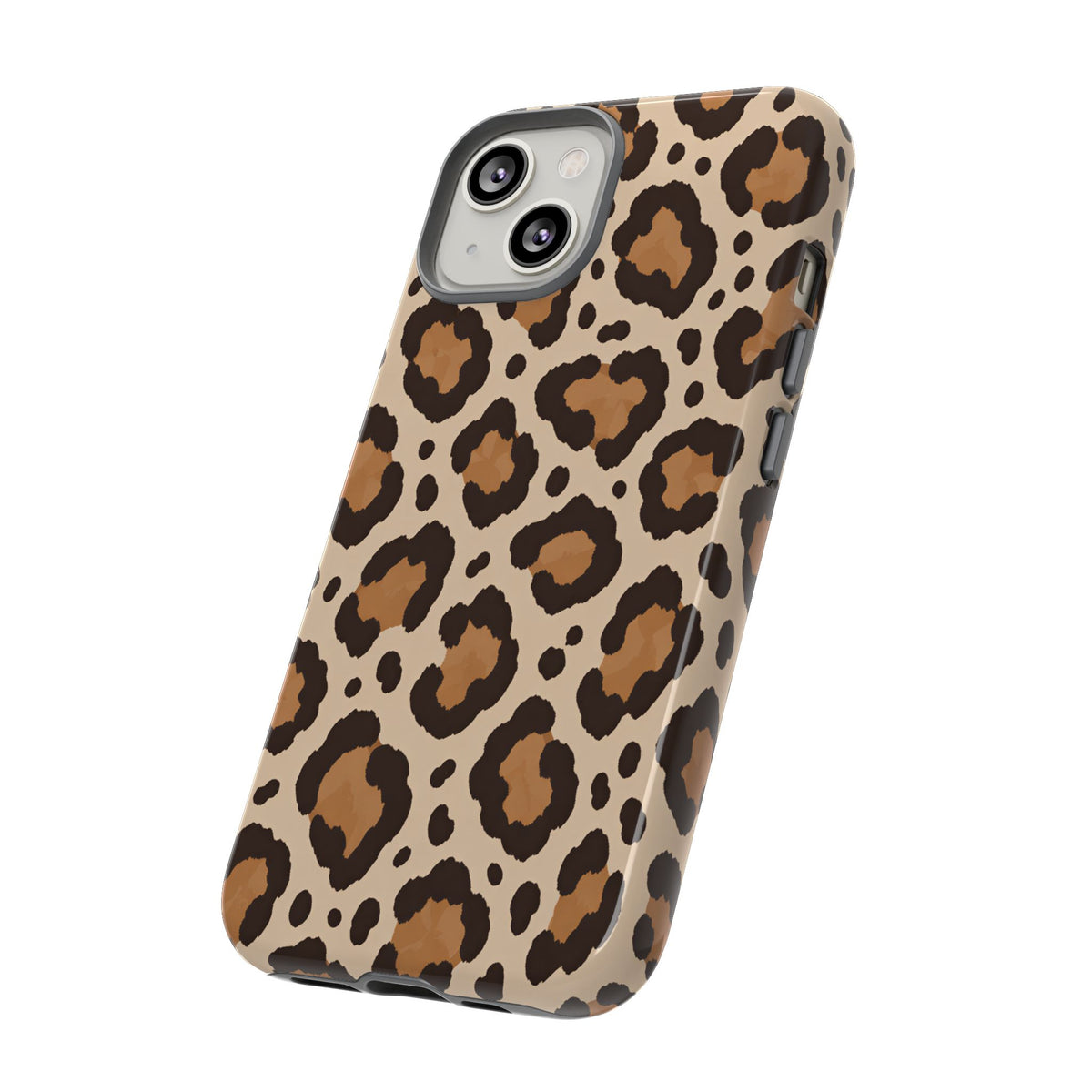 Leopard Print iPhone Tough Case | Cocoa Wildcat
