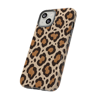 Leopard Print iPhone Tough Case | Cocoa Wildcat