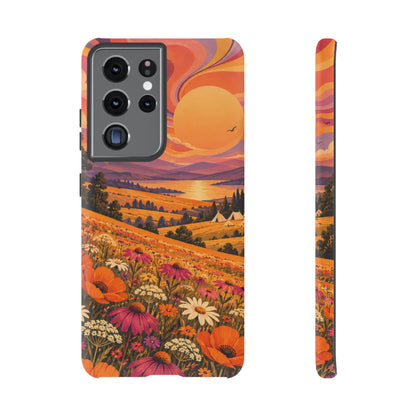 Golden Field Reverie Samsung Galaxy Tough Case | sixties festival