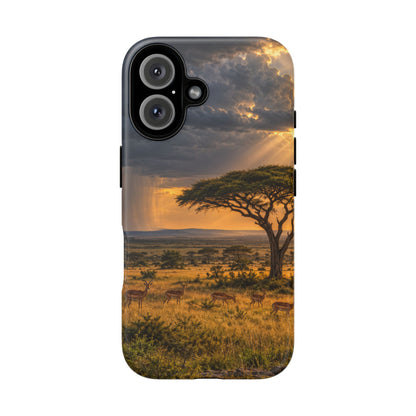 Stormlight on the Mara iPhone Tough Case | african storm