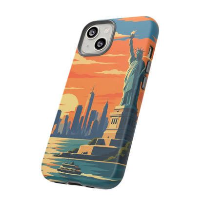New York City — Harbor Liberty iPhone Tough Case