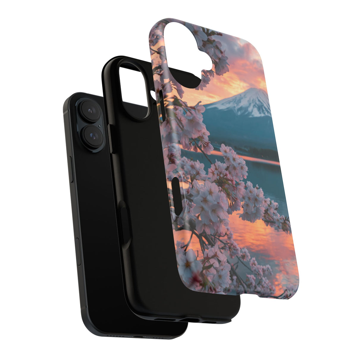 Fuji Petal Reflection iPhone Tough Phone Case