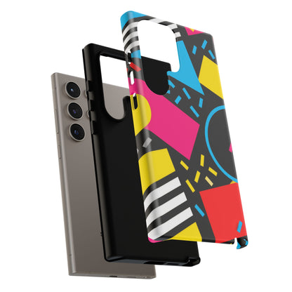 Midnight Confetti Samsung Galaxy Tough Case | Bright Abstract on Black