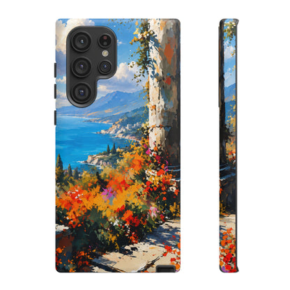 Azure Sanctuary Samsung Galaxy Tough Case | Painterly Coastal Landscape