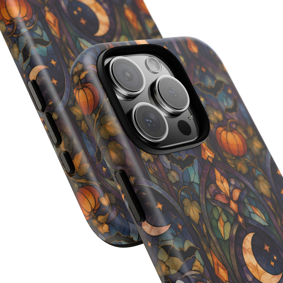 Amber Moon Window iPhone Tough Case | celestial halloween