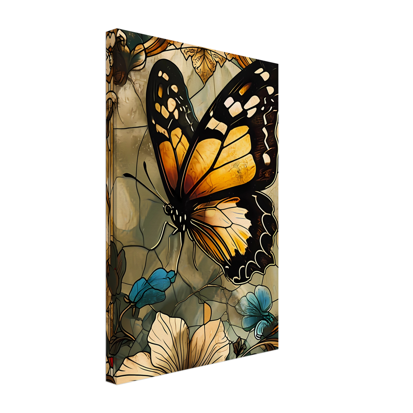 Canvas Wall Art - Radiant Monarch