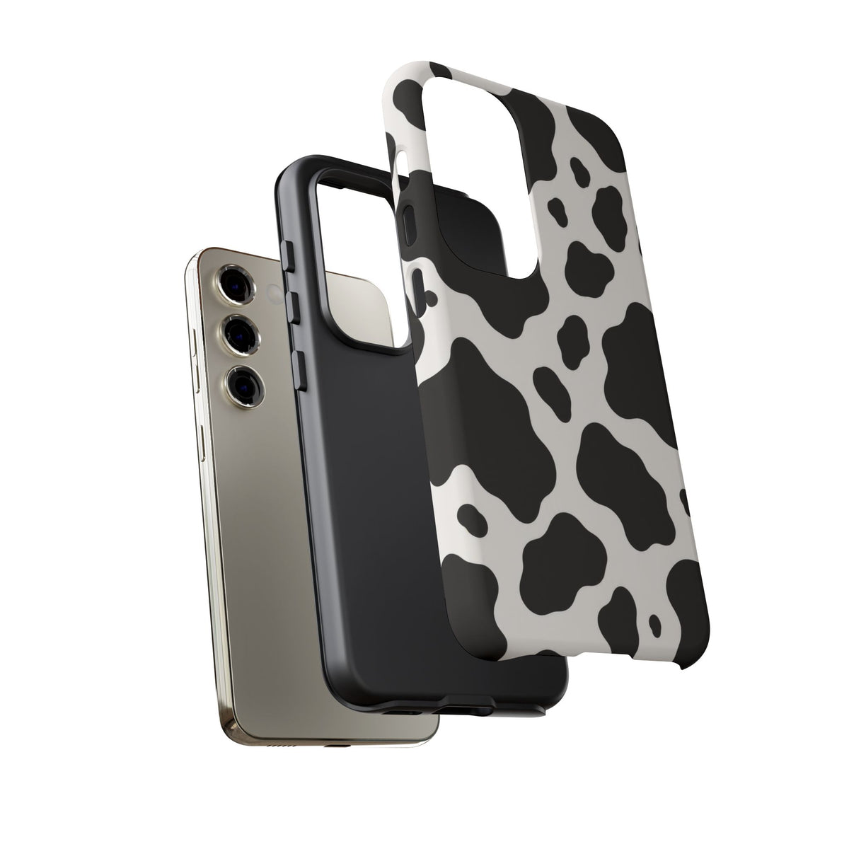 Classic Holstein Samsung Galaxy Tough Case | Black & White Cow Print