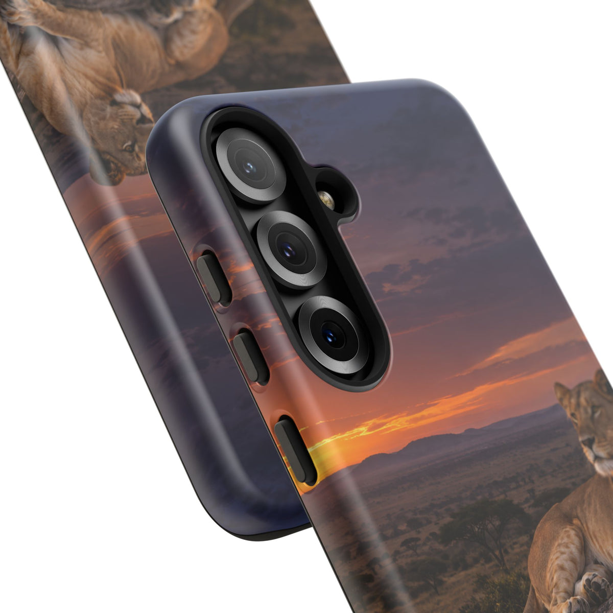 Lioness in the Blue Hour Samsung Galaxy Tough Case