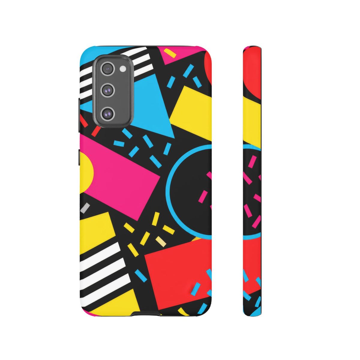 Midnight Confetti Samsung Galaxy Tough Case | Bright Abstract on Black