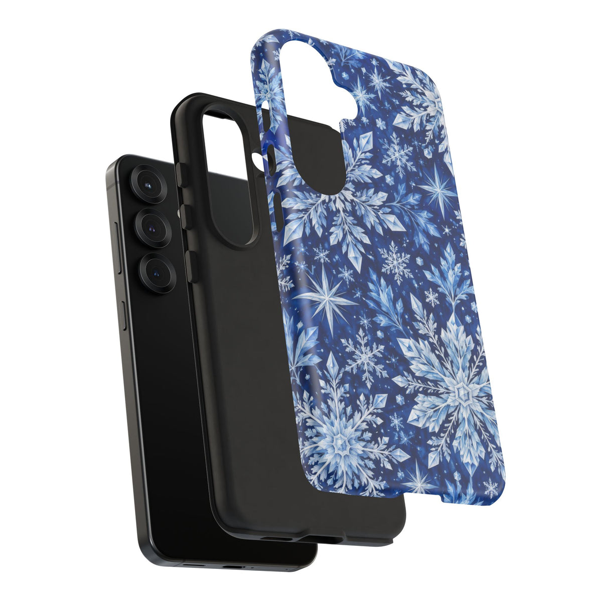 Frosted Midnight Samsung Galaxy Tough Case | snowflake