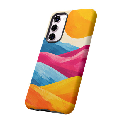 Golden Drift Samsung Galaxy Tough Case | colorful hills