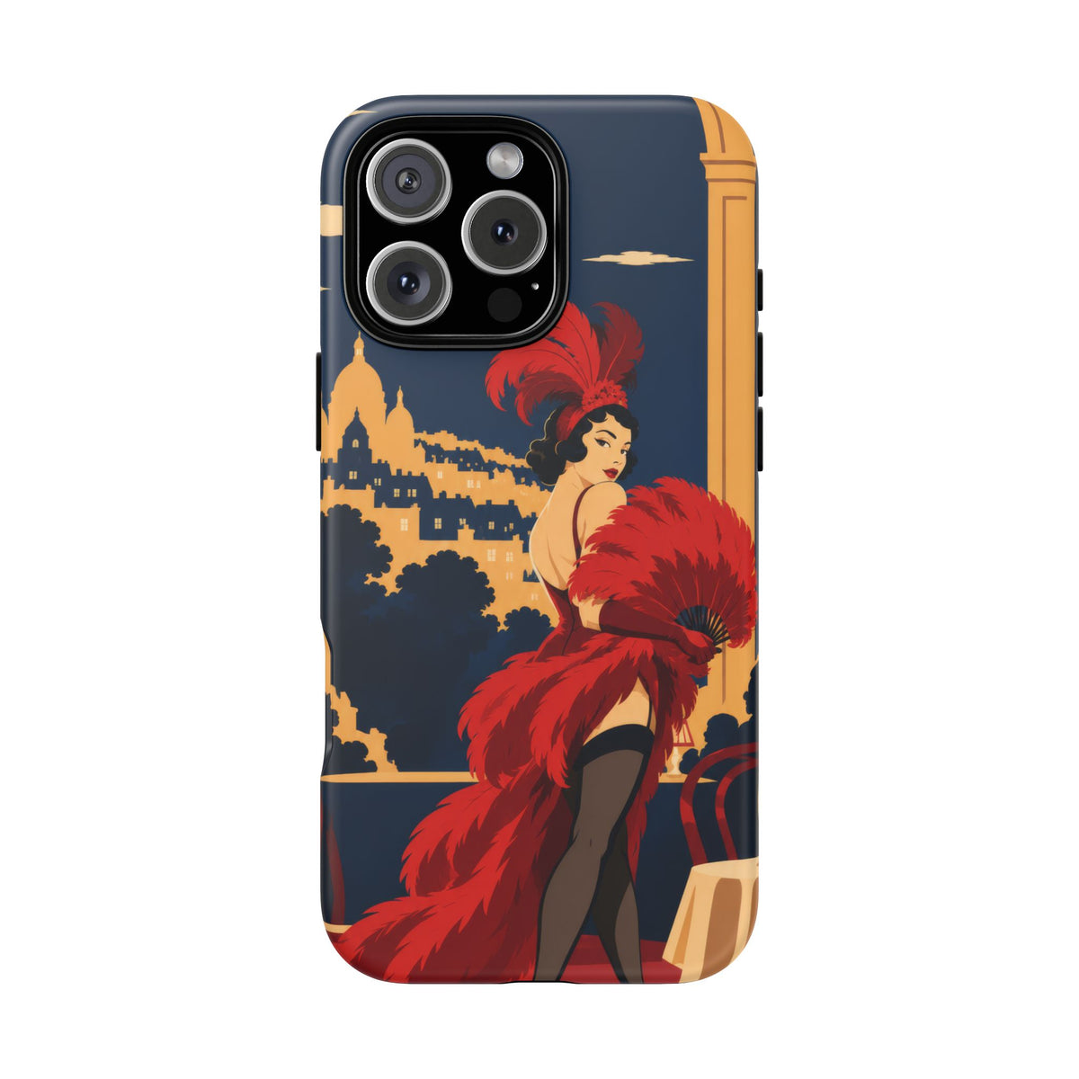 Moulin Rouge Dancer — Velvet Encore iPhone Tough Case | cabaret dancer