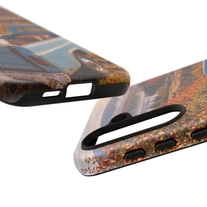 Blue Truck October Samsung Galaxy Tough Case | border collie